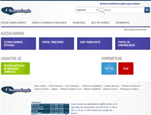 Tablet Screenshot of normaslegais.com.br